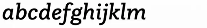 Questa Slab Medium Italic