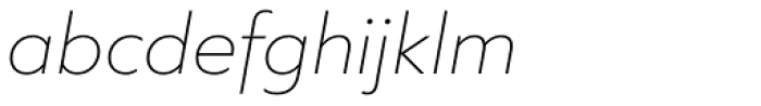 Quiet Sans Extra Light Italic