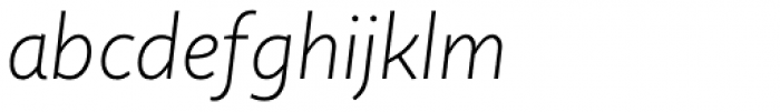 Quire Sans Extra Light Italic
