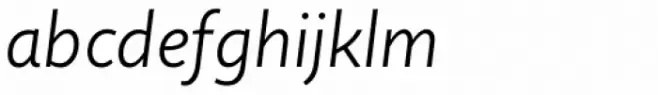 Quire Sans Light Italic
