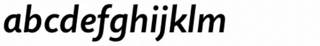 Quire Sans SemiBold Italic