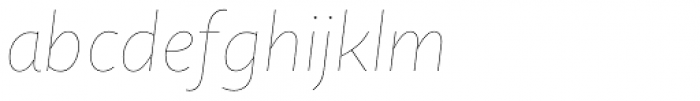 Quire Sans Thin Italic