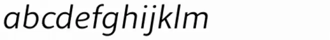 Quodlibet Sans Light Italic
