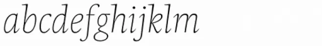 Radiata Thin Italic