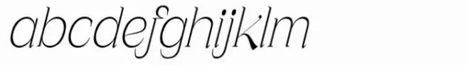 Ragiel Thin Italic