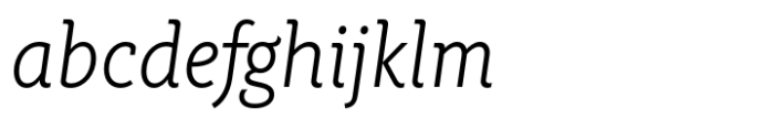 Rahere Informal Light Italic