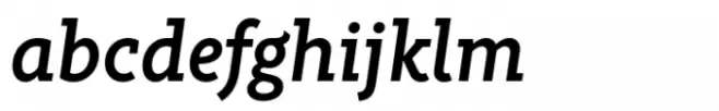 Rahere Slab Semi Bold Italic