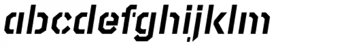 Raker Display Stencil Heavy Italic