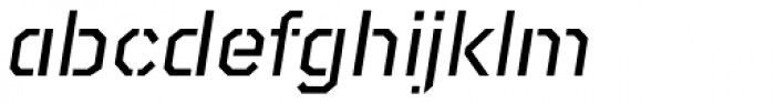 Raker Display Stencil Medium Italic