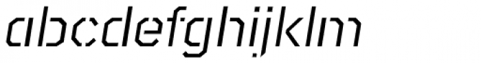 Raker Stencil Italic