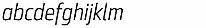 Ranelte Condensed Book Italic