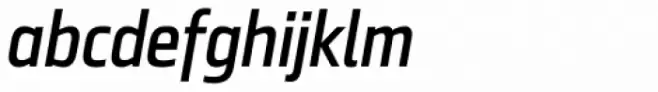 Ranelte Condensed Demi Italic