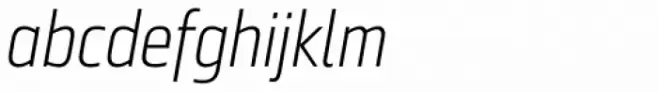 Ranelte Condensed Light Italic