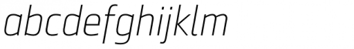 Ranelte Normal Thin Italic