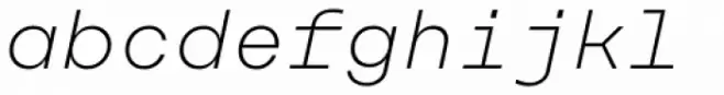 Rational TW Display Extra Light Italic