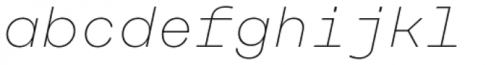 Rational TW Display Thin Italic