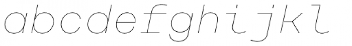 Rational TW Text Hairline Italic