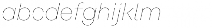 Rational Text Hairline Italic