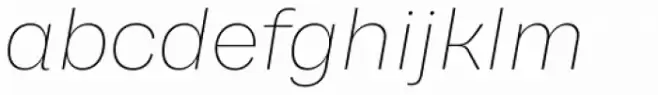 Rationell Ultra Light Italic