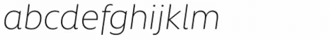 Rawson Pro Extra Light Italic