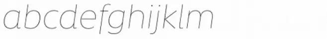 Rawson Pro Thin Italic