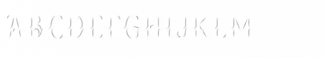 Reborn Typeface Inline
