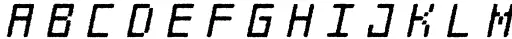 Receptor Plain Rough Italic