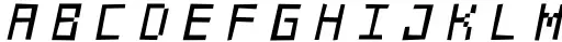Receptor Plain Shake Italic