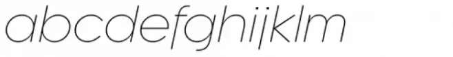 Regulator Nova Extra Light Italic