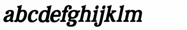 Relica Bold Condensed Italic