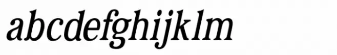 Relica Light Condensed Italic
