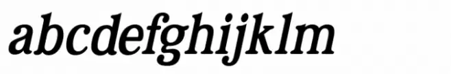 Relica Medium Condensed Italic