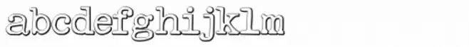 Remix Typewriter Beveled