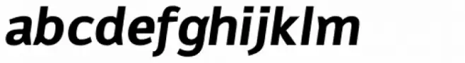 Reon Sans Bold Italic