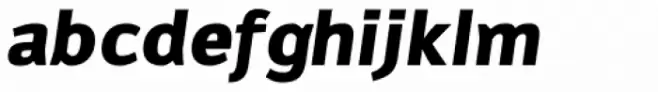 Reon Sans ExtraBold Italic