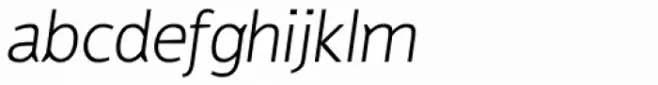 Reon Sans Light Italic