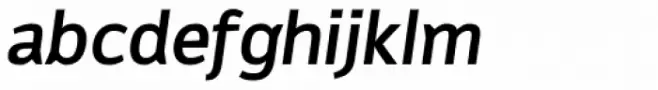 Reon Sans Medium Italic