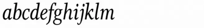 Res Publica Condensed Italic