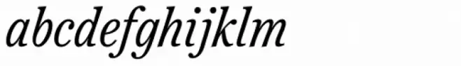 Reserve Condensed Italic