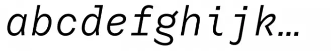 Resist Mono Book Italic