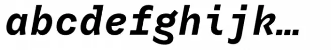 Resist Mono SemiBold Italic
