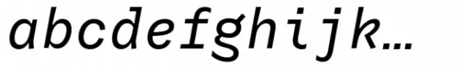 Resist Mono Variable Italic