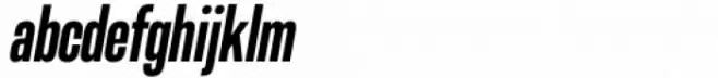 Resolve Sans Extrabold Condensed Italic