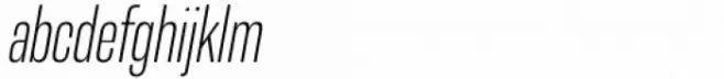 Resolve Sans Light Condensed Italic