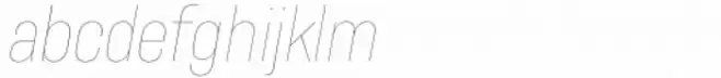 Resolve Sans Thin Nrw Italic
