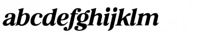 Retro Voice Bold Expanded Two Italic