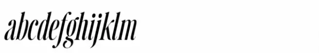 Retro Voice Extra Light Condensed Italic