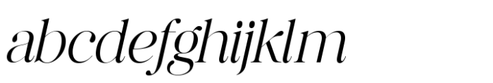 Retro Voice Extra Light Expanded Italic