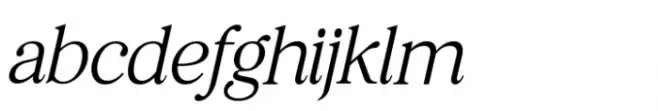 Retro Voice Extra Light Expanded Two Italic