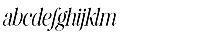 Retro Voice Extra Light Normal Italic